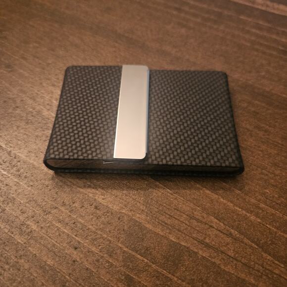 MaxGear Business Card Holder, PU Leather & Stainless Steel Business Card Case - Picture 3 of 9